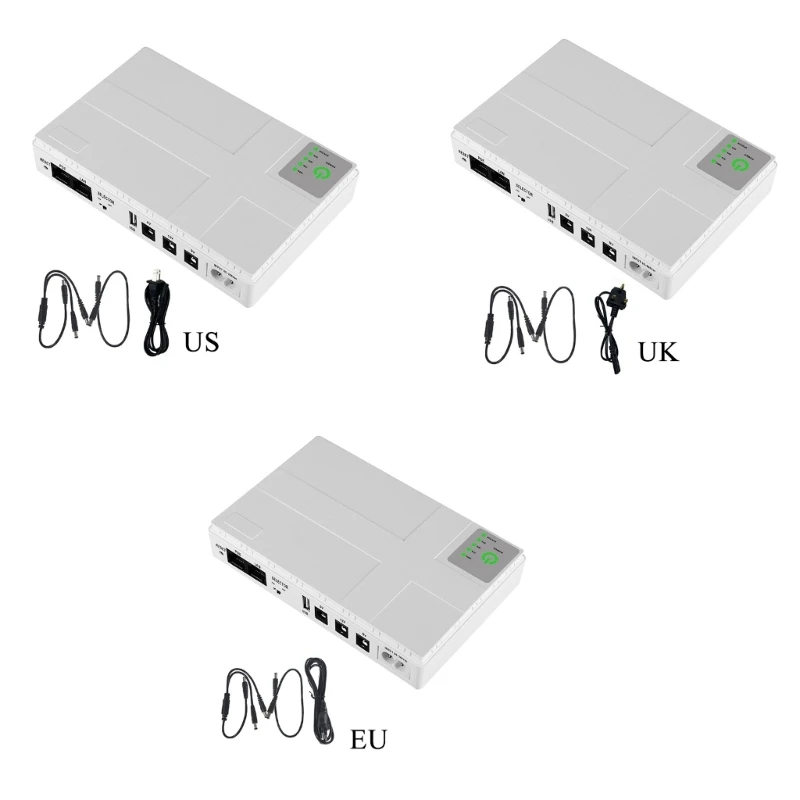 

10400mAh UPS 5V 9V 12V 1A Uninterruptible Power Supply Backup For Wifi Camera
