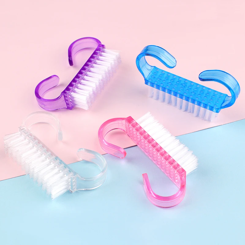 100Pcs Nail Art Brush Nail Dust Power Cleaning Brushes Remover Acrylic Nail Manicure Soft Remove Small Angle Nail Care Tools 3