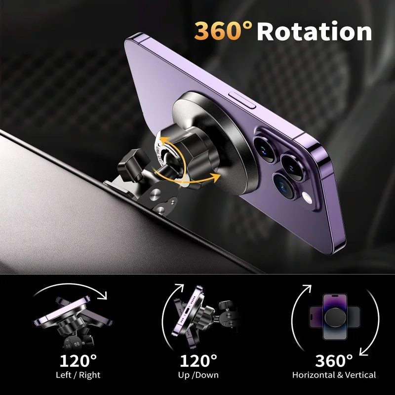 Versatile 360° Adjustable Car Phone Mount - Universal Fit