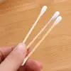100PCS Double-Ended Disposable Cotton Swabs Manicures Wooden Hygiene Cotton Stick Ear Clean Beauty Cleaning Tampons Makeup Tool 4