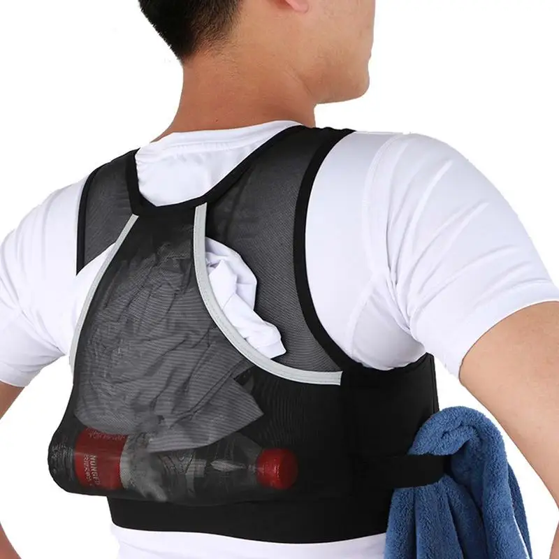 Universal Reflective Running Vest Backpack Lightweight Sport Running Vest Mobile Phone Cards Bag Jogging Fitness reflective safety vest safety vest running hydration vest