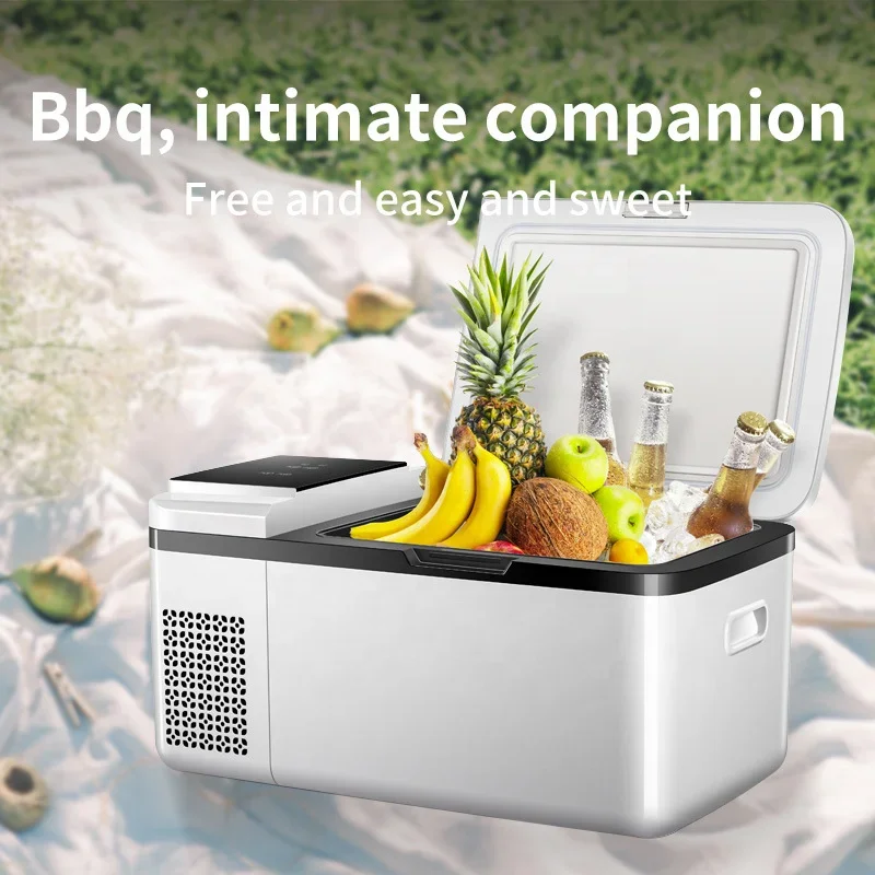 Fast Cooling 12v 24v Portable Freezer Camping Fridge Cooler Refrigerated Trucks Car 6