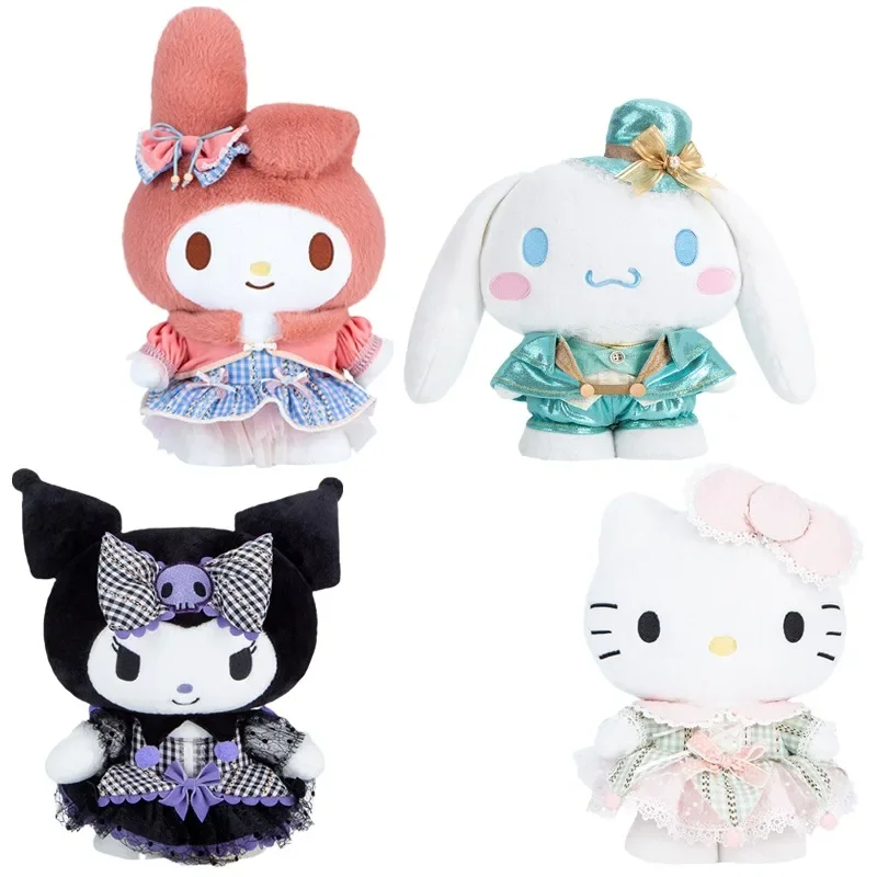 

Anime Valentine's Day My Melody Cinnamoroll Kuromi Hellokittys Plush Toys Kawaii Standing Posture Plushie Soft Doll Gift Gifts