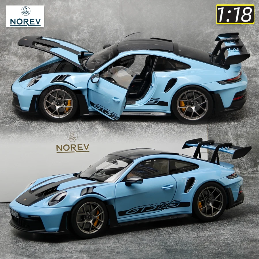 205-202 ノレブ 1/18 ポルシェ 911 GT3 RS 2022 1/18 Porsche 911 992 GT3 RS 2022 Weissach Package Blue Model