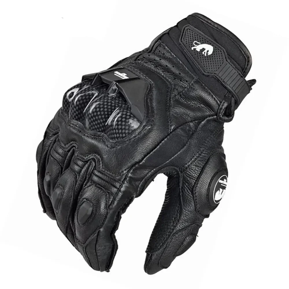 Leather Racing Gloves 6