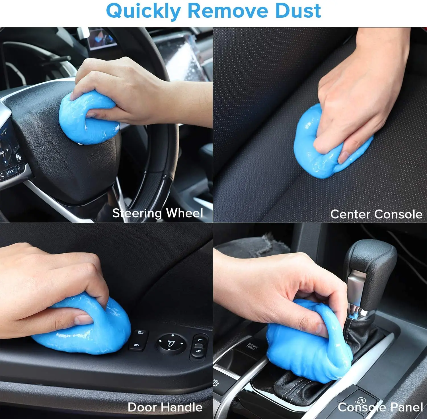 Car Cleaning Gel SEAMETAL Multifunctional Air Vent Outlet Dashboard Laptop Magic Cleaning Tool Wash Mud Dust Remover Dirt Clean
