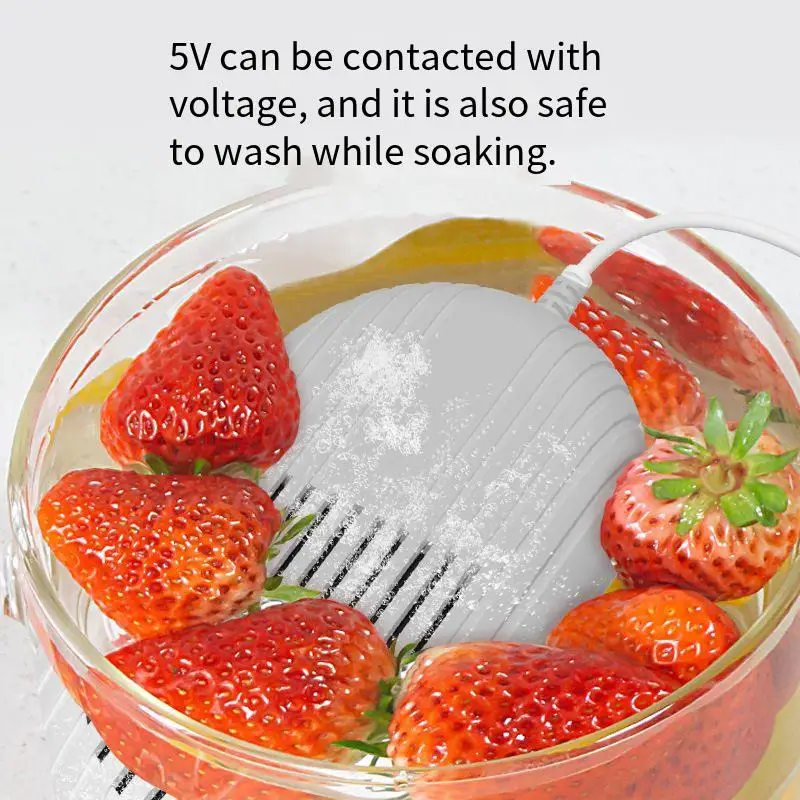 USB Multifunctional Fruit And Vegetable Purification Assistant Efficient Food Cleaning Machine Portable Capsule Vegetable Washer 3