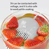 USB Multifunctional Fruit And Vegetable Purification Assistant Efficient Food Cleaning Machine Portable Capsule Vegetable Washer 3