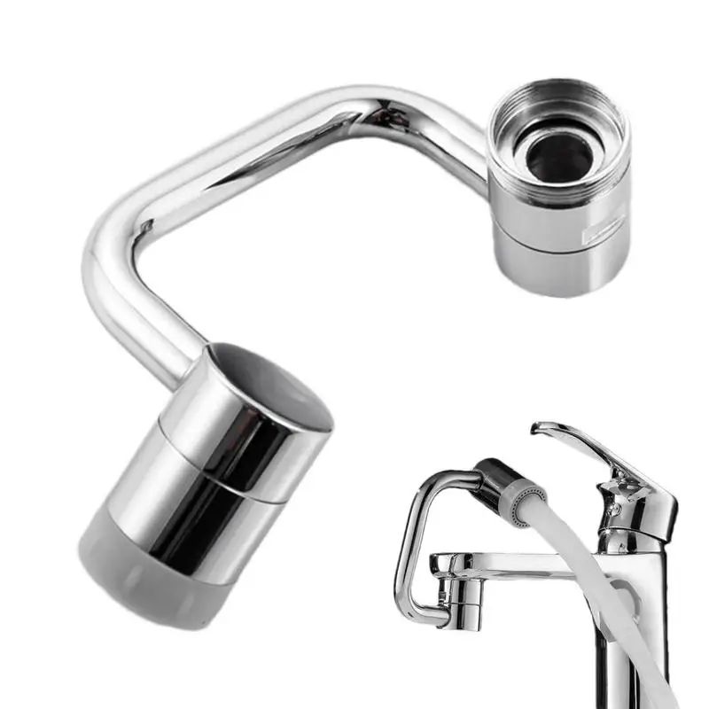 1080 Rotating Faucet Extender Aeratore 2-Mode Kitchen Faucet Head Sostituzione Girevole Adattatore Braccio Robotico Per Bagno Cucina