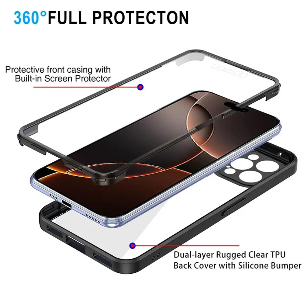 Premium 360 Full Cover Screen Protector Phone Case
