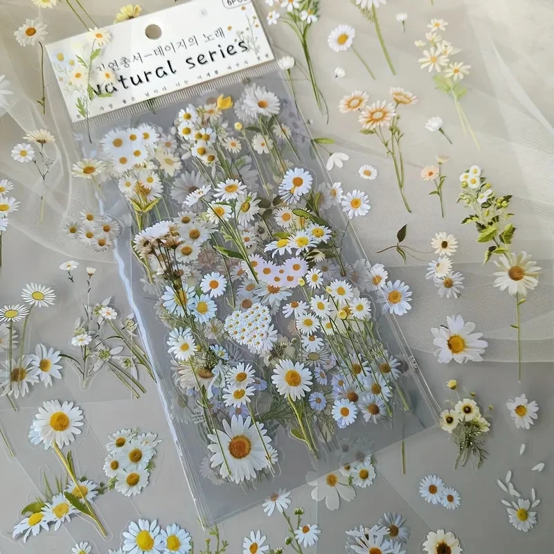 Floral Transparent Sticker Set 1