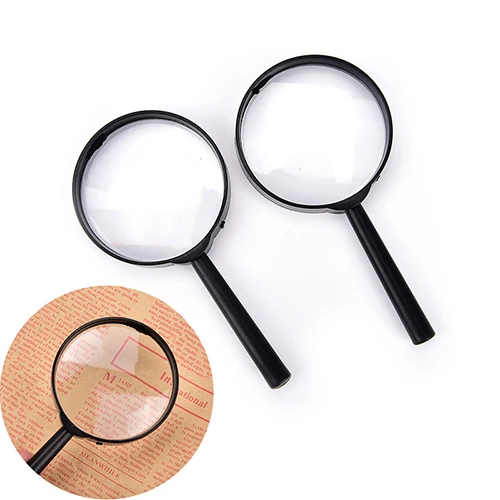 60mm 5X 휴대용 돋보기, 저시력 독서용, 휴대가 간편한 개인 시력 보조기구