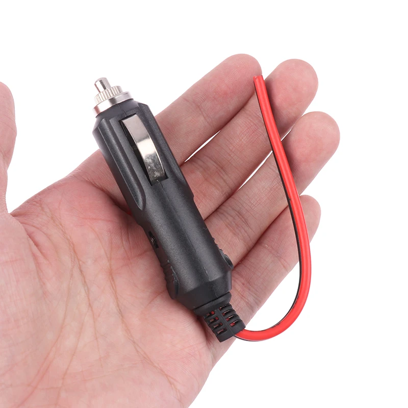 Cigarette Lighter Socket 1PC Copper Wire High-power 16AGW 12V 24V Auto 20A Male Car LED Socket Plug Connector Adapter