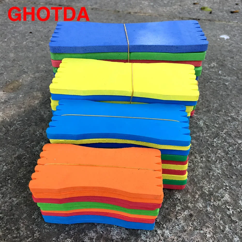 EVA Foam Fishing Line Plate Fishing Winding Line Board Tackle 8/10/12/14/17CM 10Pcs/lot