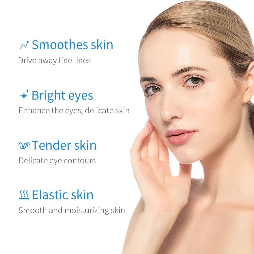 SADOER Hyaluronic Acid Eye Cream Anti Dark Circles Wrinkles Moisturizing Anti-aging Creams Eyes Skin Care