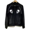 2024 Number Nine Skeleton Velvet Embroidered Zipper Jacket Loose cardigan Jacket WY1107 1