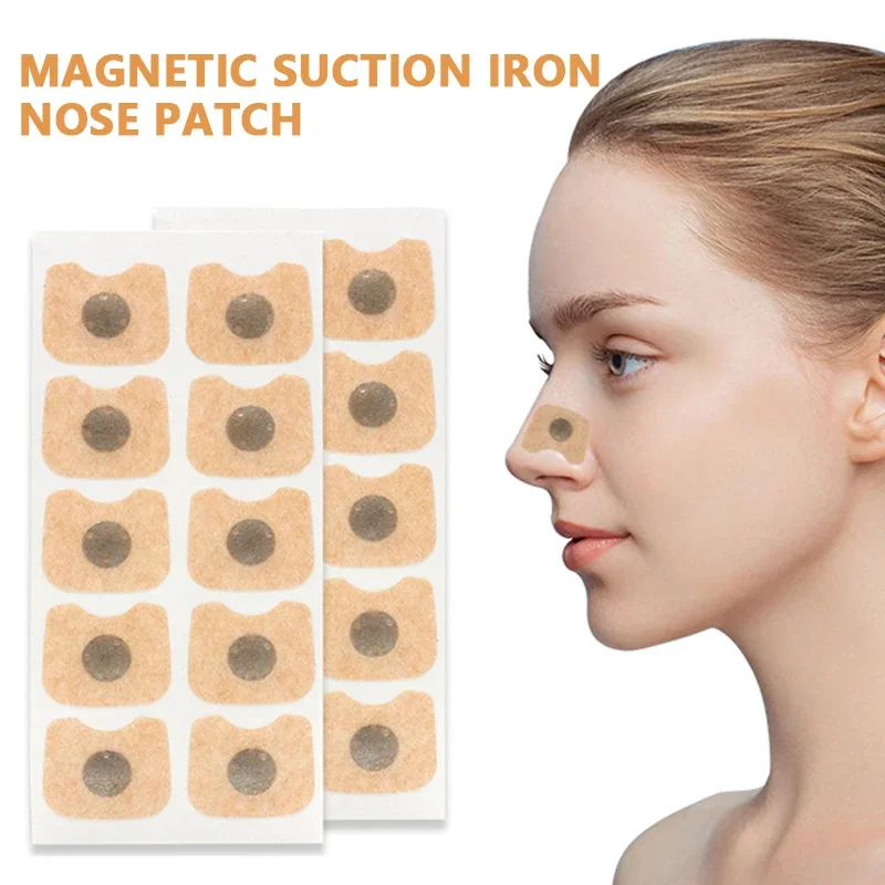 10/30/60/90Pcs Nose Breathing Patches Magnetic Suction Iron Nasal Strips Increase Air Improve Sleep Quality Reduce Snoring Tools 2