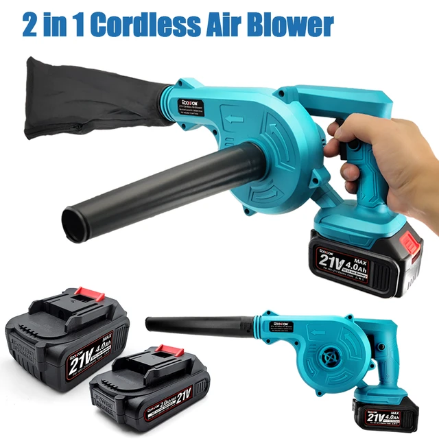 2 in 1 kabelloses elektrisches Luft gebläse Vakuum-Reinigungs gebläse  Blasen-und Saug-Hands taub sammler für Makita-Batterie - AliExpress