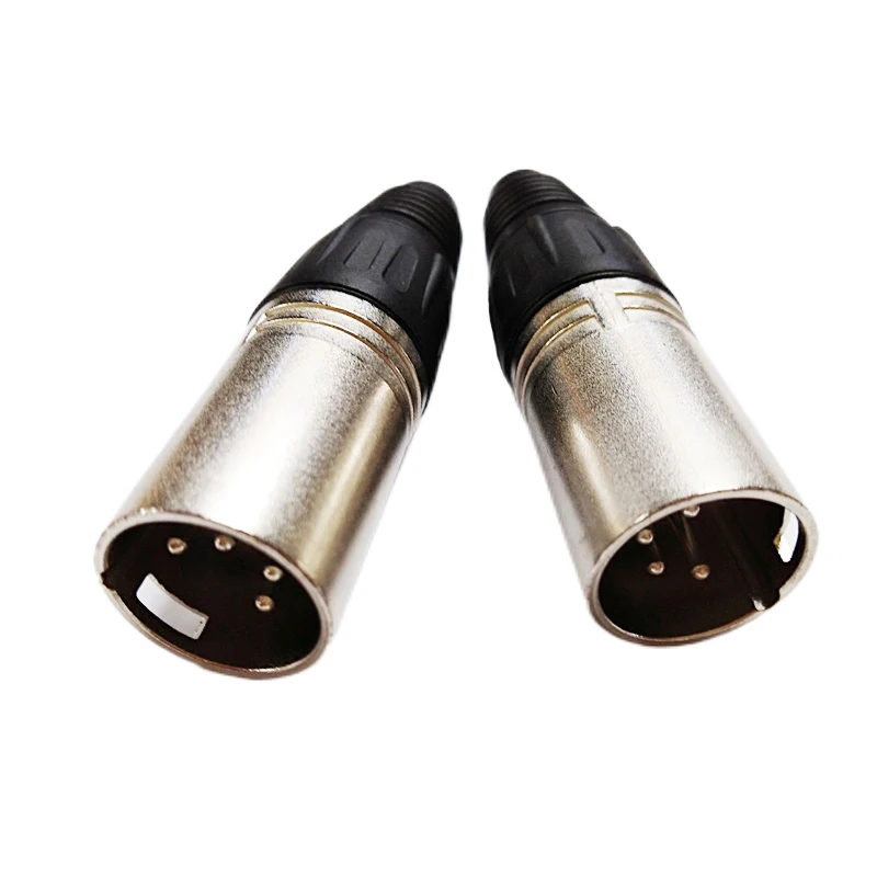 

NCHTEK Microphone XLR 4Pin Male Plug Speaker Connector/Free Shipping/20PCS