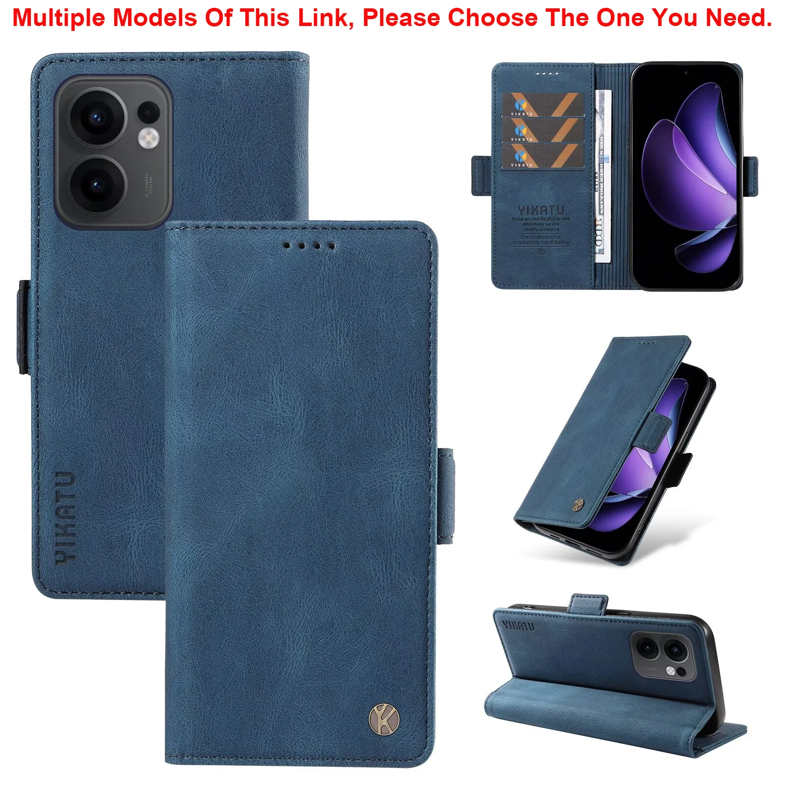 Chic Multifunctional Wallet Phone Case with Stylish Design
