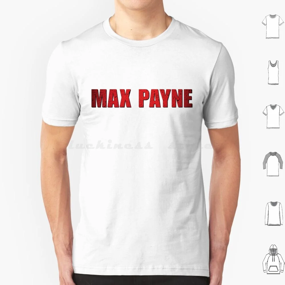 Maglietta Max Payne Big Size 100% Cotone Max Payne Movie Logo
