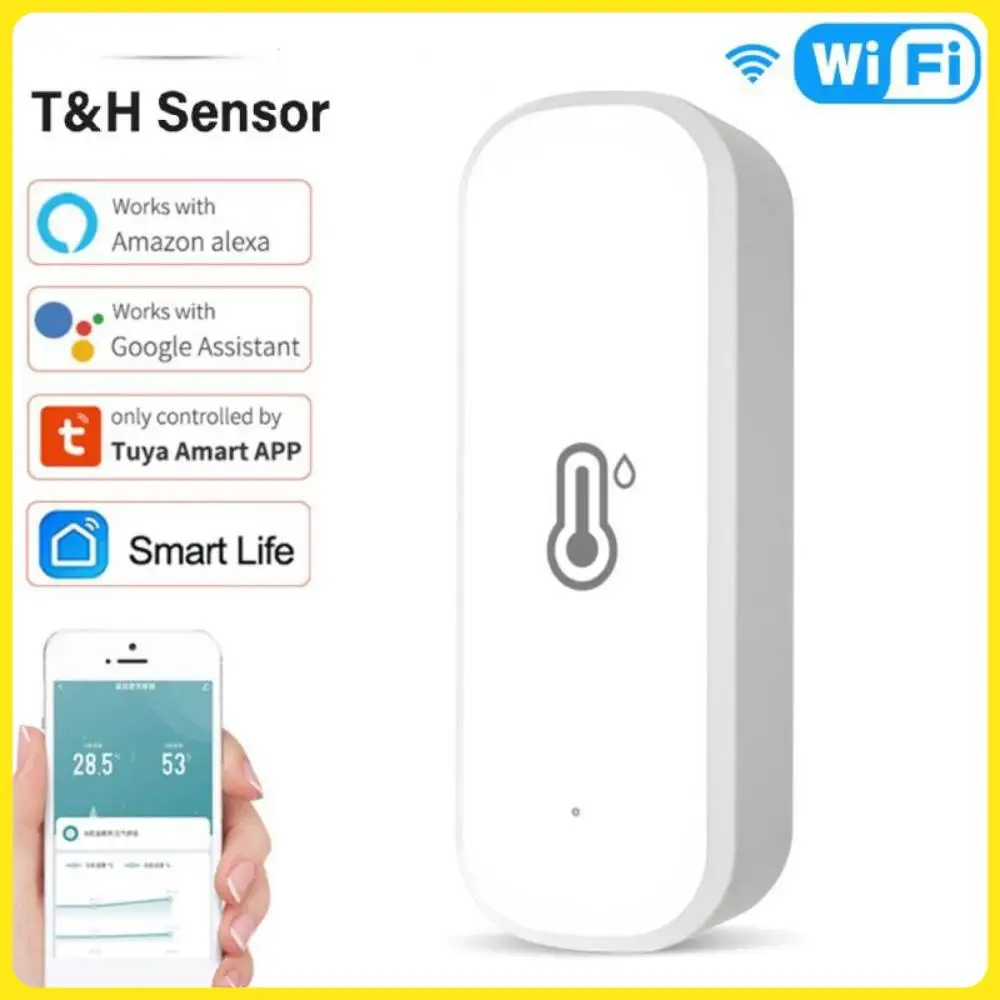 Alexa Hygrometer Wifi Smart Thermometer  Smart Temperature Sensor Wifi  Google - Wifi - Aliexpress