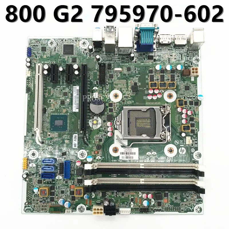 Mainboard 795970002 795970602 795206-002 para hp Elite 800 g2 Sff Desktop Placa-mãe Lga 1151 Ddr4 Q170 100 Funcionando Bem - Imagem 4