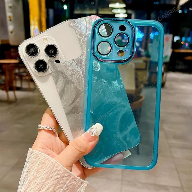 Luxury Feather Pattern Silicone Soft Case For Samsung Galaxy A71