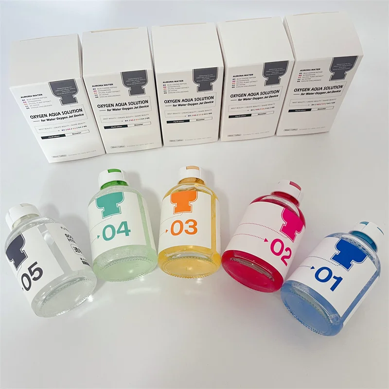 ZS Hot Sale Skin Renewal Boost Serum Facial Plumping Anti-Aging Hydrating Jet Peel Aqua Solution for Water Oxygen Jet Spray Gun