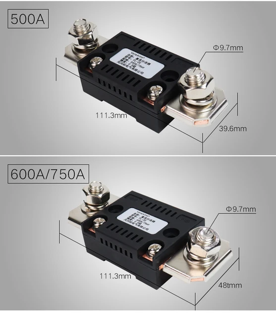 20A 75mV DC Resistore Resistenza Corrente Amperometro - Foto 9