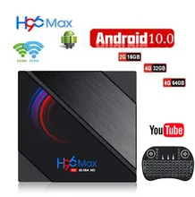 

H96Max Allwinner H616 HD 6K Smart TV Set Top Box Android 10.0 TV Box WiFi 2.4G&5G Media Player Support Youtube M3U 4G 32GB 64GB
