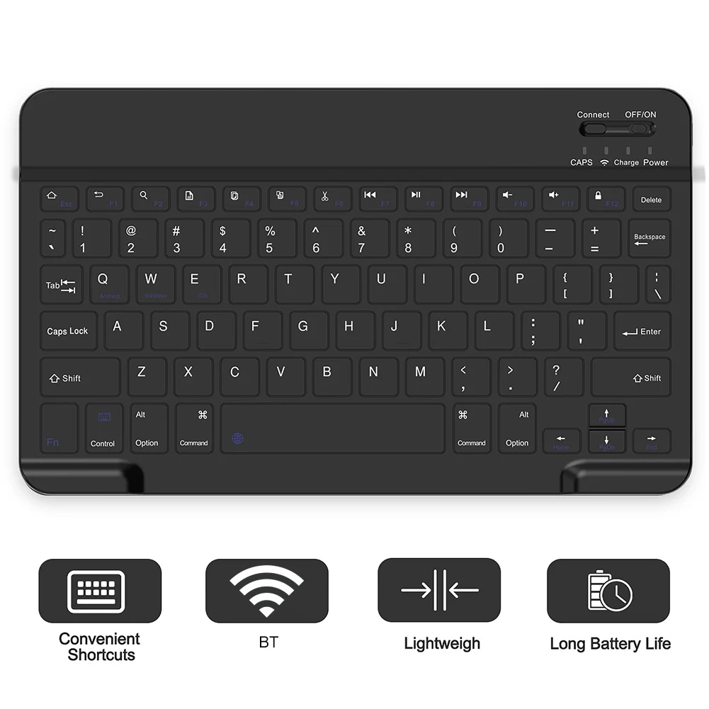 Keyboard For Samsung Galaxy Tab A9 Plus 11 Inch Case Auto Sleep/Wake Dechatable BT Keyboard W/Pencil Holder Leather Folio Cover