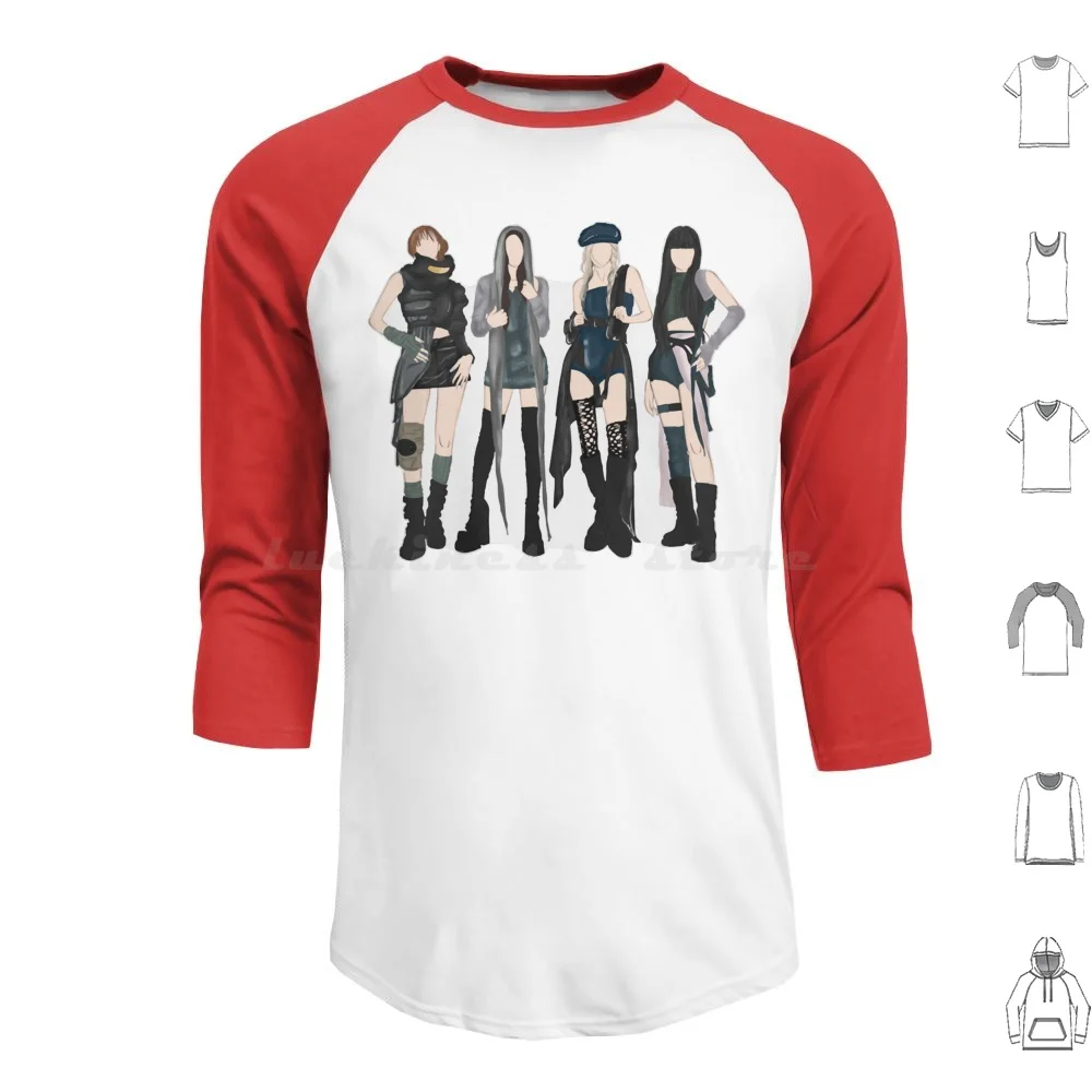 Pink Venom K-Pop Group Felpe Con Cappuccio Manica Lunga Pink Venom Pink Venom Jisoo Kpop Born Pink Bp Taste Che Pink Venom Jennie