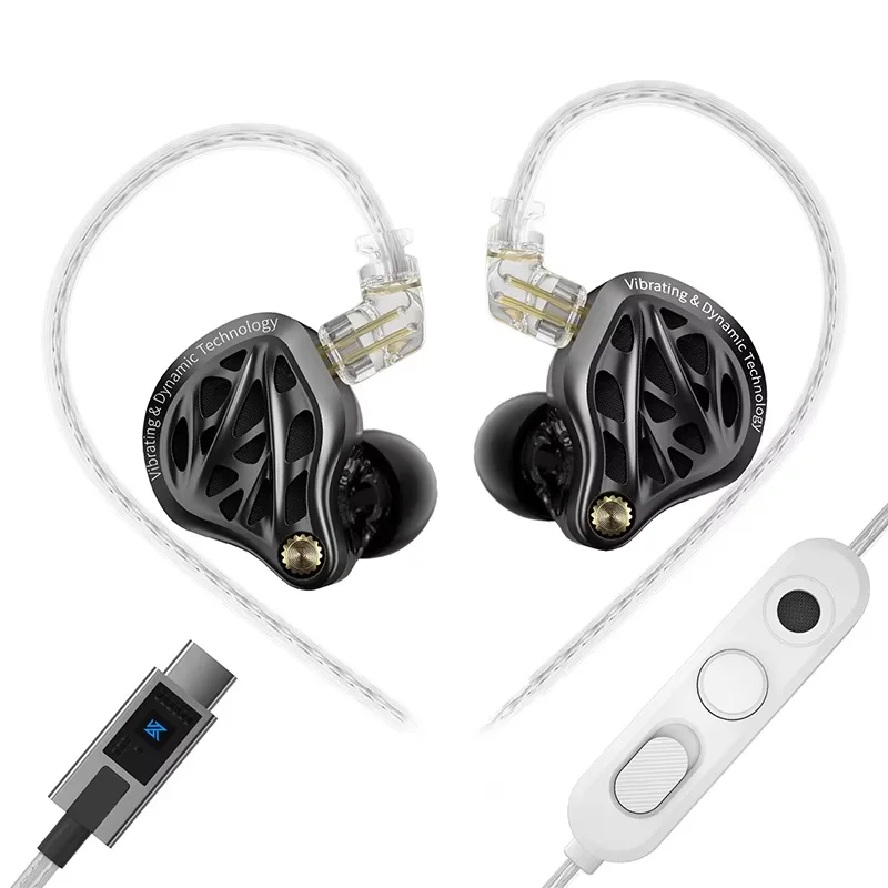 ตัวเลือกสินค้า หูฟังเสียงเบส HiFi ไดรเวอร์ 13 มม. KZ Vibe X