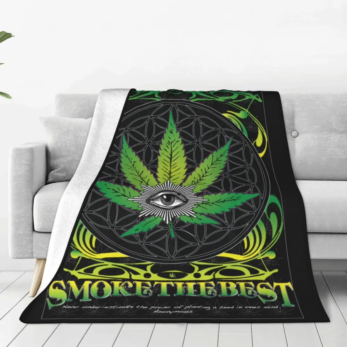 Cannabis Smoke The Best Blankets Velvet Summer Air Conditioning