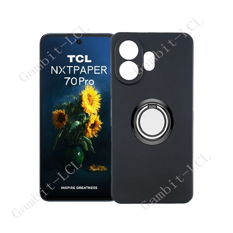 TPU Soft Cover with Back Ring Holder Bracket