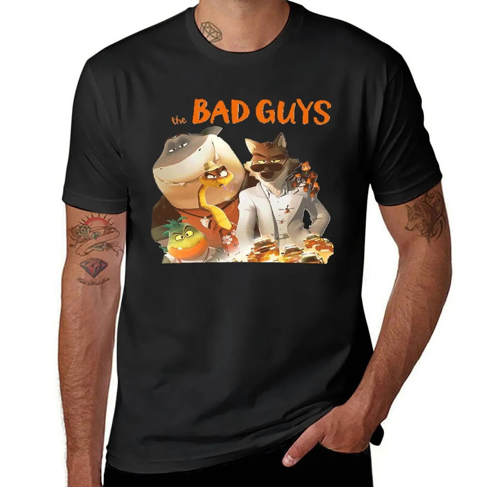 

The Bad Guys 2022 Movie Pullover T-Shirt hippie clothes for a boy mens graphic t-shirts hip hop