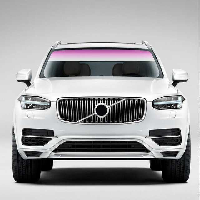 135x20cm Front Windshield Sunshade Protector Waterproof Gradient Colorful Car Windscreen Solar Film Sun Visor Protection Sticker 6