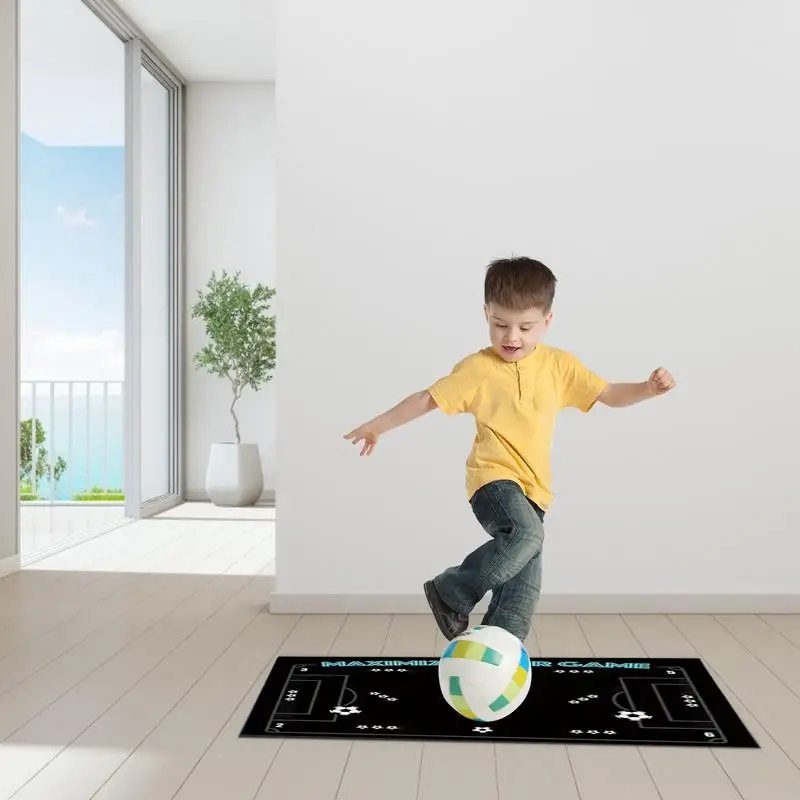 Football Footstep Training Mat Silent Absorption Anti-Skid Soccer Footwork Training Mat Soccer Train For Equipment
