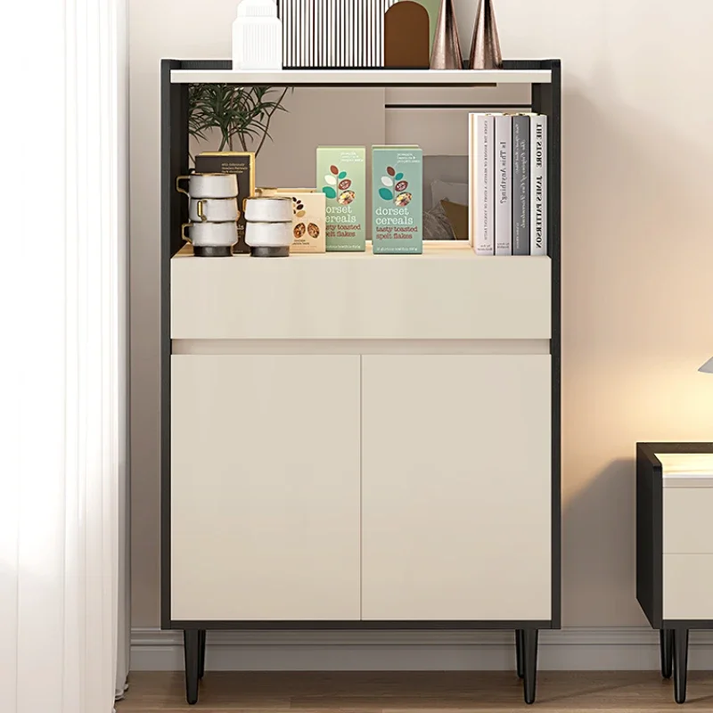 

Light Luxury Stone Plate Sofa Side Cabinet Multi-Function Sideboard Cabinet