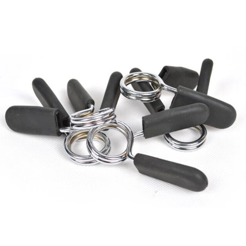 24mm-30mm Gym Weight Bar Dumbbell Lock Barbell Bar Clamps Clips Barbell Dumbbell Locks Clamp Spring Bar Collars Weight Sprot 4