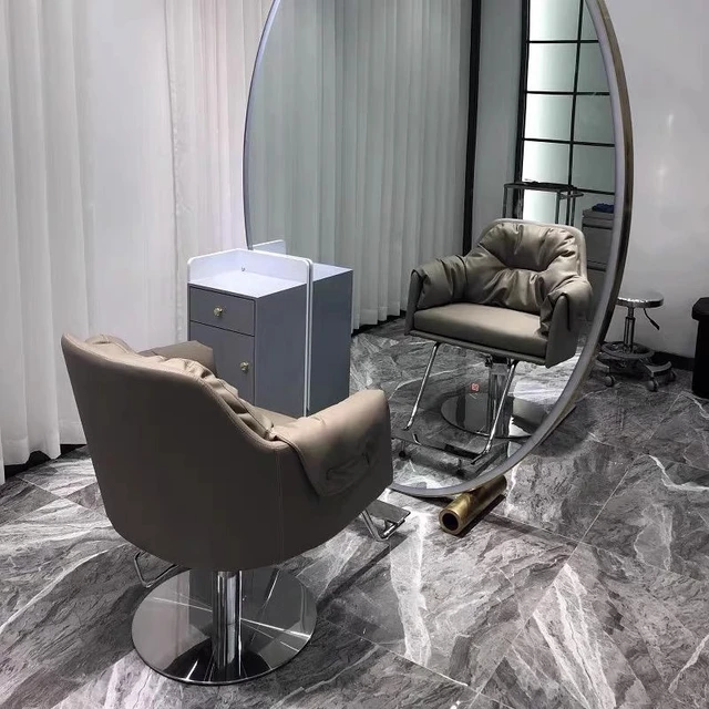 Cadeira Cabelereiro Barbeiro Poltrona Salão de Beleza Profissional