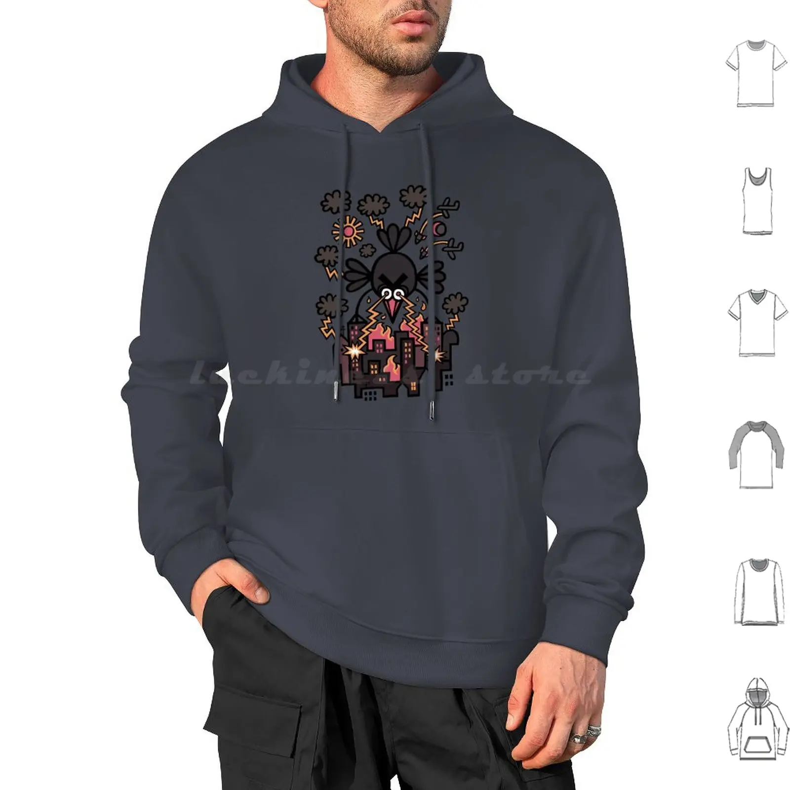 

All Is Lost , Hyperpoultry'S Wrath Prevails Hoodie cotton Long Sleeve All Lost Hyperpoultry Hyper Poultry Wrath Prevails
