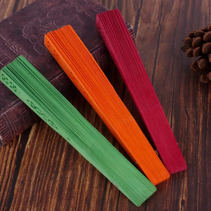 Folding Fan Wooden Hand Fan for Party