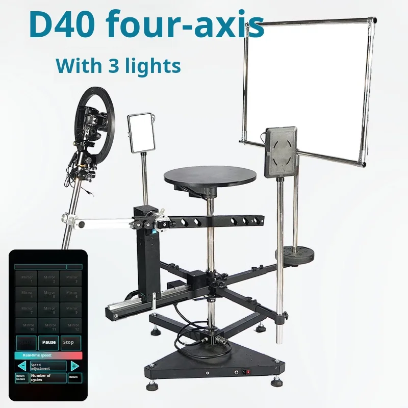 3/4-axis 360° Photography Turntable Spin Table Panoramic