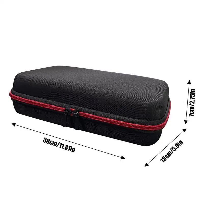 Portable EVA Wireless Microphone Storage Bag Carrying Case Compatible with Wireless Two Microphone System for Trip Camping microphone storage bag