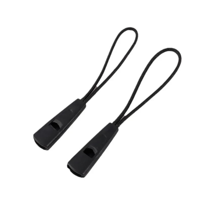 Whistle Zipper Pullers 5pcs Jacket Climb Bag Zipper Accessories