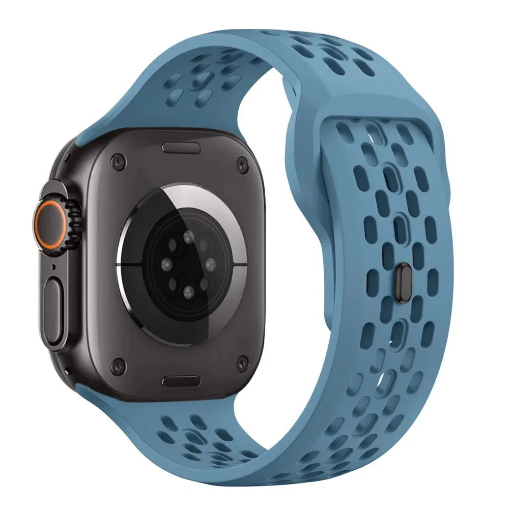 ตัวเลือกสินค้า สายซิลิโคน Apple Watch ยืดหยุ่น ระบายอากาศดี สำหรับทุกรุ่น