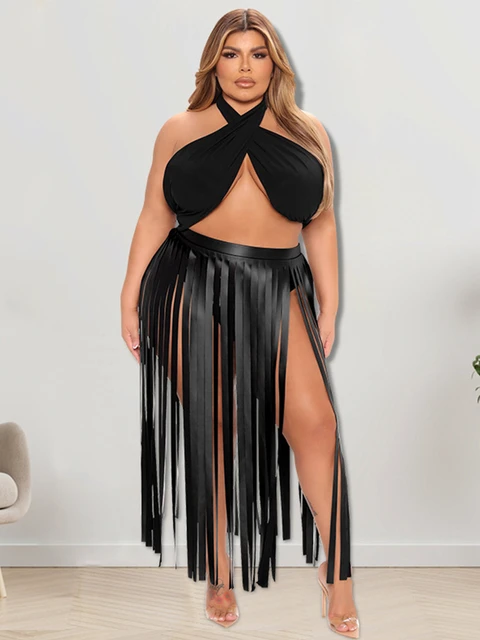 Plus Size Women Clothing Summer Sexy Outfits Off Shoulder Top And Mini  Skirt Set Two Piece Set Wholesale Bulk Dropshipping - Plus Size Sets -  AliExpress
