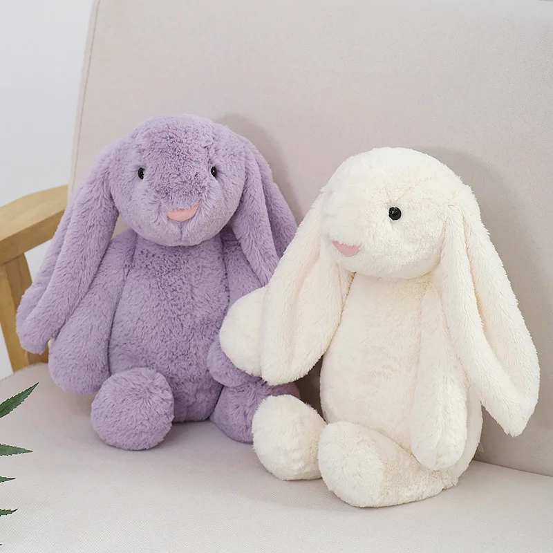 30cm Rabbit Plush Toy Cute Stuffed Rabbit Soft Cushion Bunny Kid Pillow Doll  Birthday Gifts Children Baby Accompany Sleep Toys - Movies & Tv - AliExpress